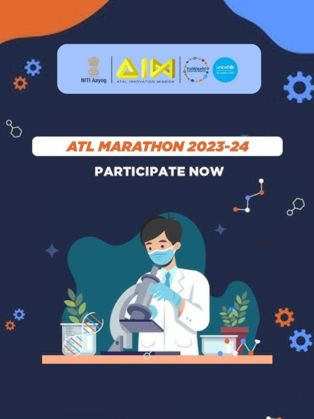 The School Innovation Challenge ATL Marathon 2023–2024 is open for applications to the Atal Innovation Mission.