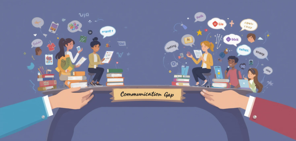 communication  gap between teachers and students 